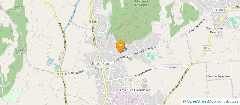 localisation de l'entreprise JMD MICRO INSTALLATION RESEAU  MOURS-SAINT-EUSEBE