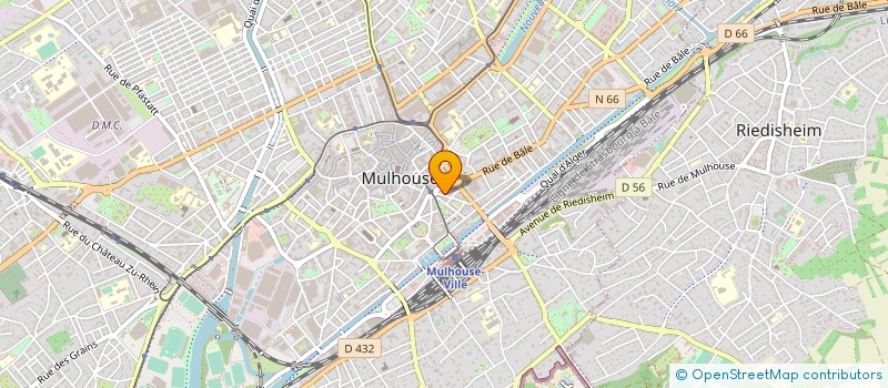 localisation de l'entreprise JMD NATURE à MULHOUSE