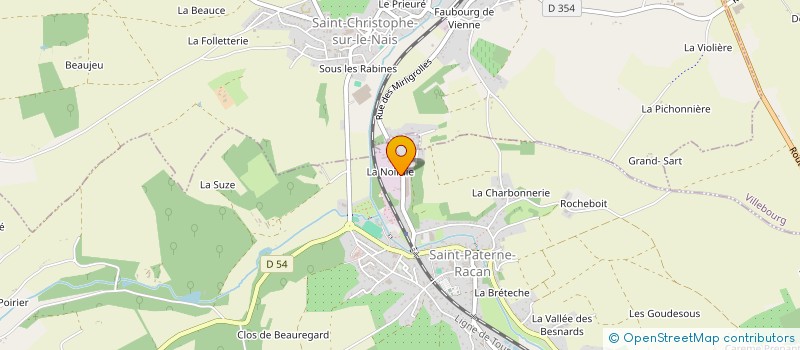 localisation de l'entreprise JMD NOUVELLE GENERATION à SAINT-PATERNE-RACAN