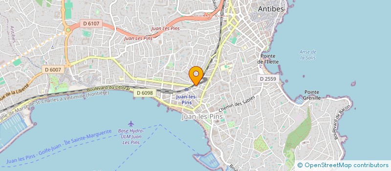 localisation de l'entreprise JMD OPTIC à ANTIBES