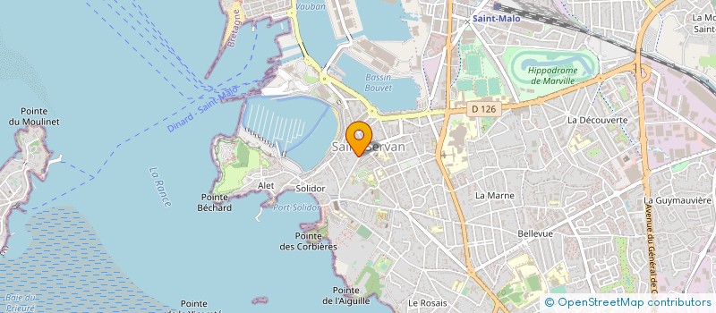 localisation de l'entreprise JMD SAINT MALO  SAINT-MALO