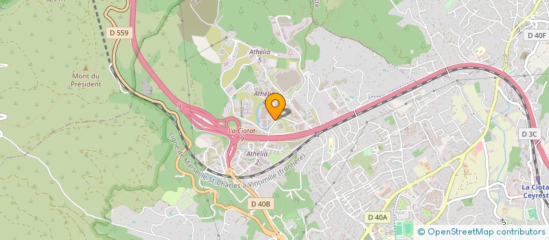 localisation de l'entreprise JMD SARL à LA CIOTAT