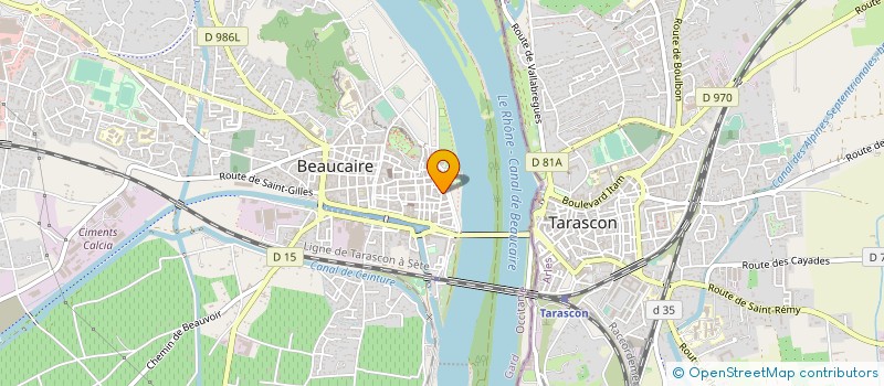 localisation de l'entreprise JMD TRANSPORTS à BEAUCAIRE