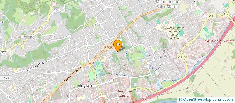 localisation de l'entreprise JMD26 à MEYLAN