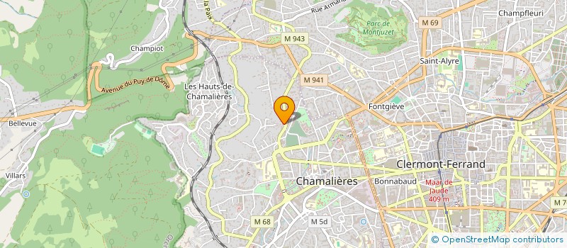 localisation de l'entreprise JMDC  CHAMALIERES