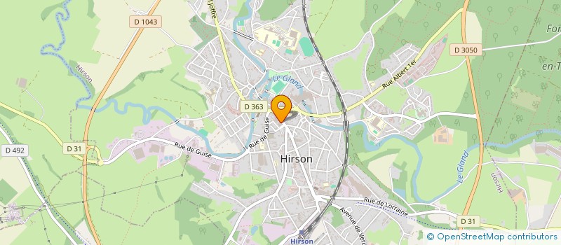 localisation de l'entreprise JMDDA à HIRSON