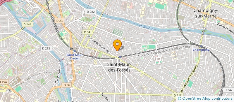 localisation de l'entreprise JMDEVELOPPEMENT à SAINT-MAUR-DES-FOSSES