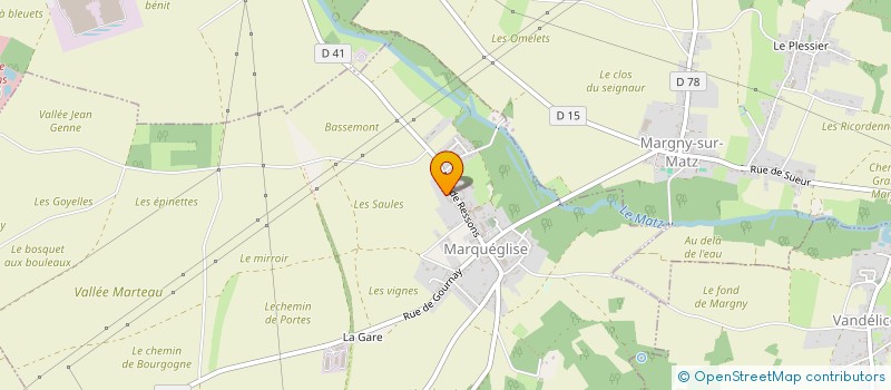 localisation de l'entreprise JMDJR  MARQUEGLISE