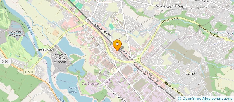 localisation de l'entreprise JMDL  LESCAR