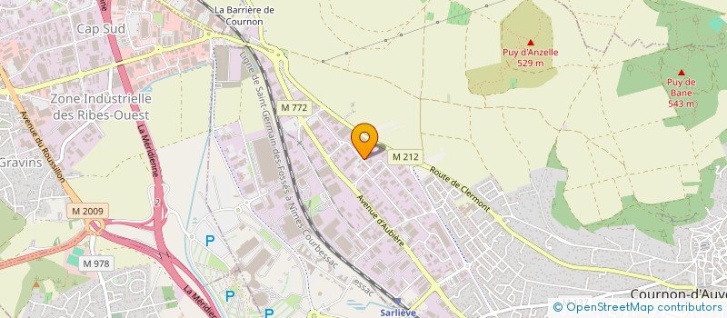 localisation de l'entreprise JMDL  COURNON-D'AUVERGNE