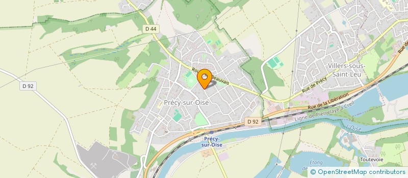 localisation de l'entreprise JMDP  PRECY-SUR-OISE