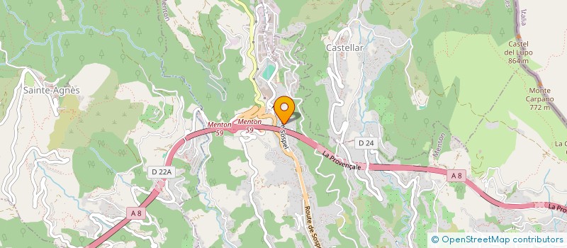 localisation de l'entreprise JMDP BATIMENT  MENTON