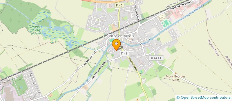 localisation de l'entreprise JMDRE  VITRY-EN-ARTOIS