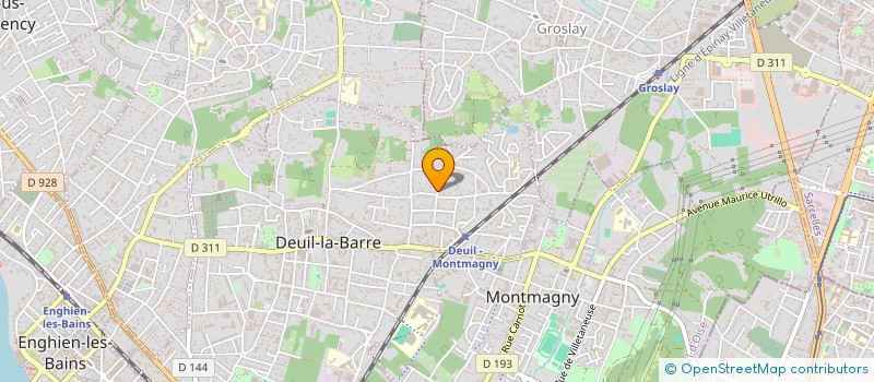 localisation de l'entreprise JMDX CONSEIL à DEUIL-LA-BARRE