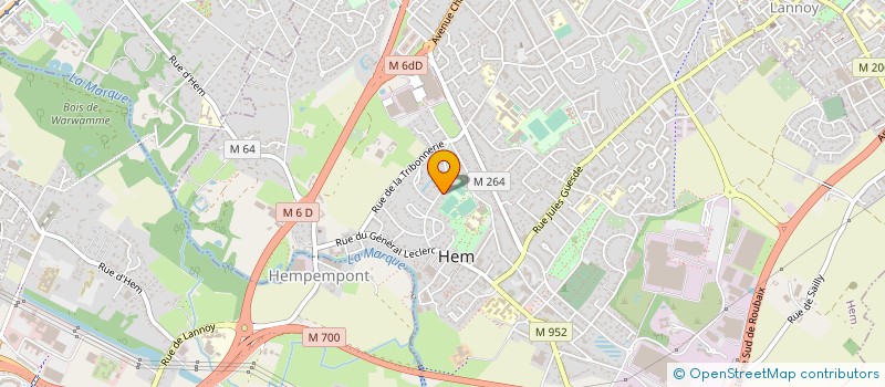 localisation de l'entreprise JME  HEM