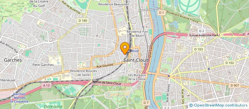 localisation de l'entreprise JME CONSEILS à SAINT-CLOUD