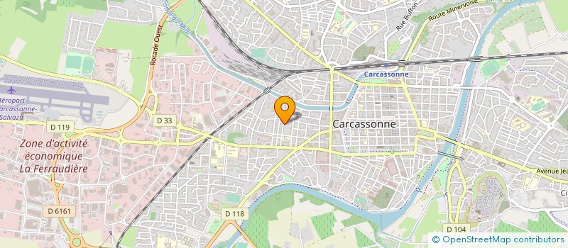 localisation de l'entreprise JME DIAGNOSTICS à CARCASSONNE