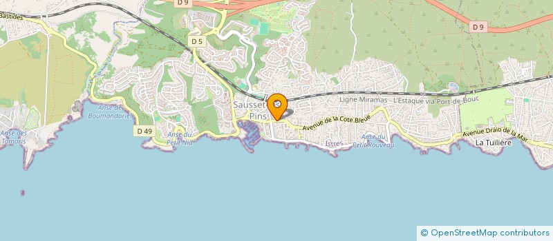 localisation de l'entreprise JME GARCIA  SAUSSET-LES-PINS