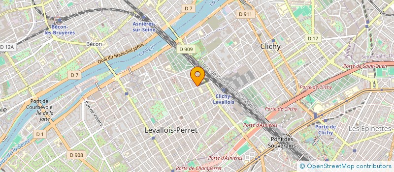localisation de l'entreprise JME GESTION à LEVALLOIS-PERRET