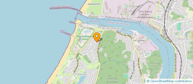 localisation de l'entreprise JME INVESTMENT  ANGLET