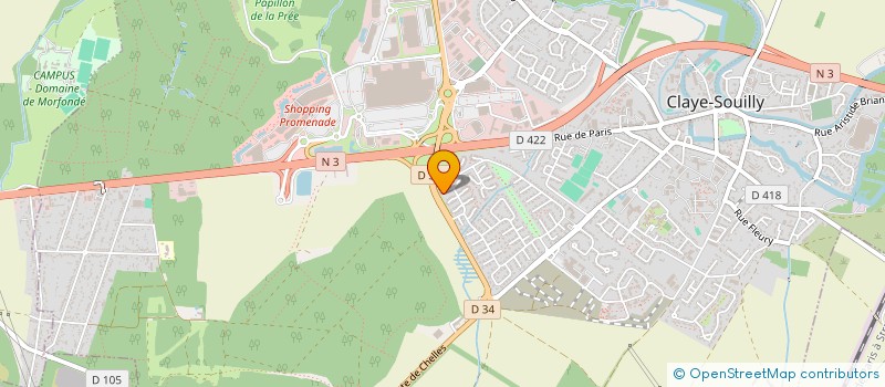 localisation de l'entreprise JMECO  QUINCY-VOISINS