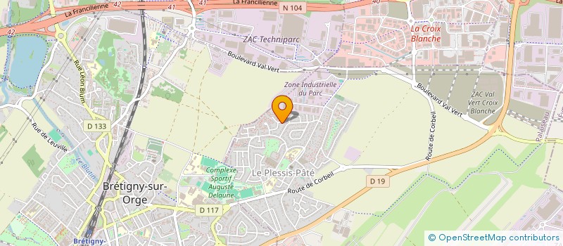 localisation de l'entreprise JMEDESIGN  LE PLESSIS-PATE