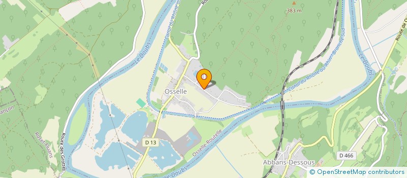 localisation de l'entreprise JMEO SAUREY  OSSELLE-ROUTELLE