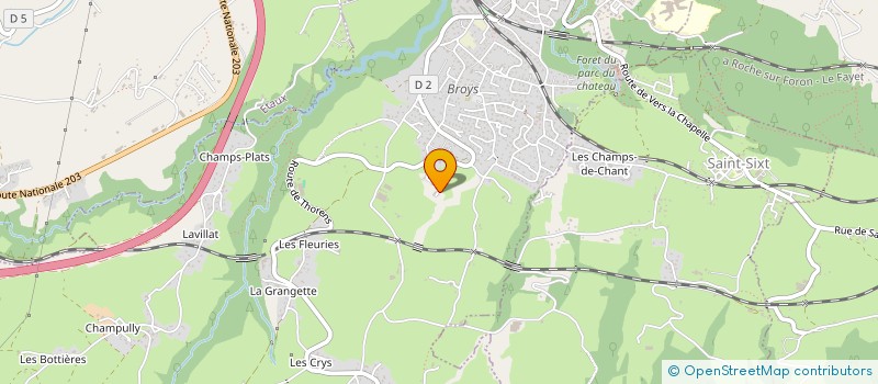 localisation de l'entreprise JMF 04  LA ROCHE-SUR-FORON