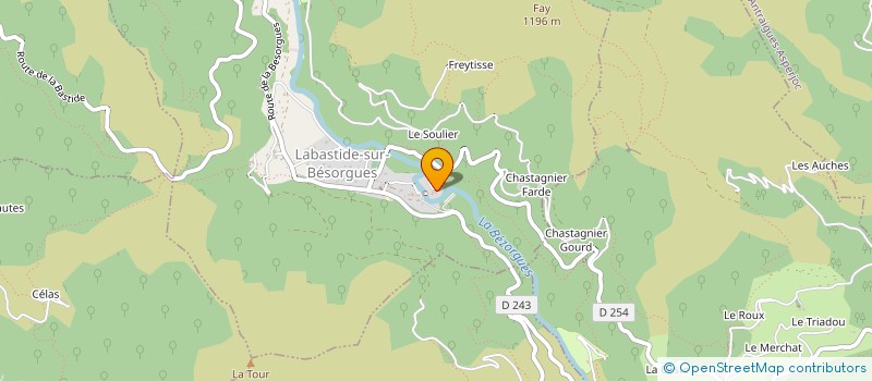 localisation de l'entreprise JMF  LABASTIDE-SUR-BESORGUES