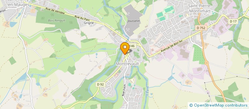 localisation de l'entreprise JMF  MAUGES-SUR-LOIRE