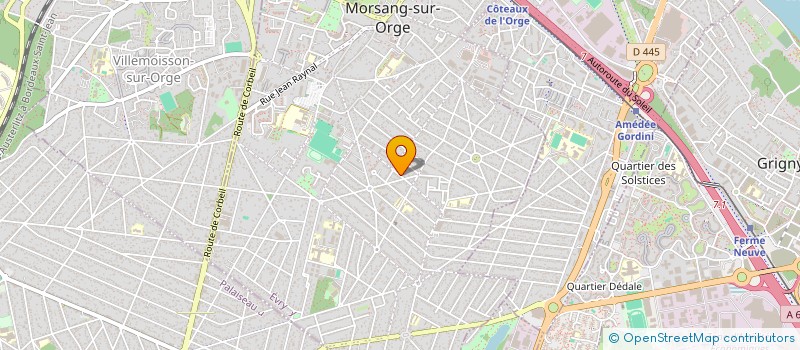 localisation de l'entreprise JMF à MORSANG-SUR-ORGE