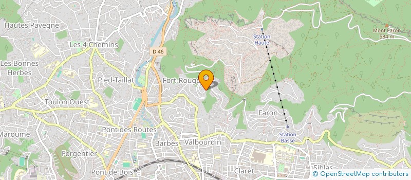 localisation de l'entreprise JMF  TOULON