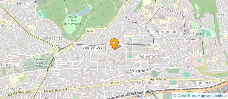 localisation de l'entreprise JMF à LE HAVRE