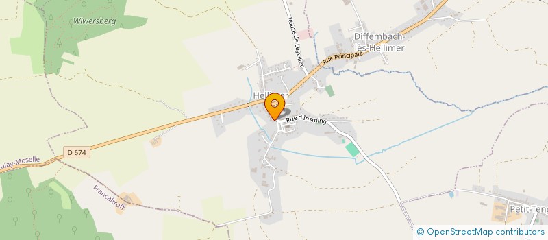 localisation de l'entreprise JMF  WOUSTVILLER