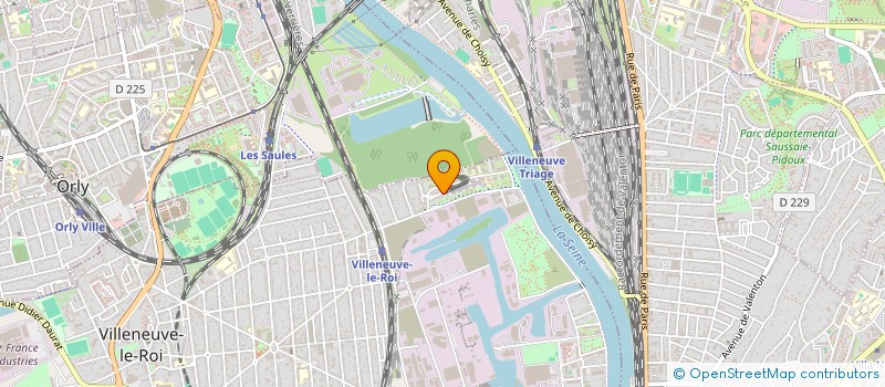 localisation de l'entreprise JMF  VILLENEUVE-LE-ROI