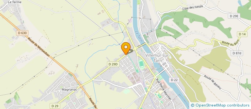 localisation de l'entreprise JMF  SAINT-SARDOS