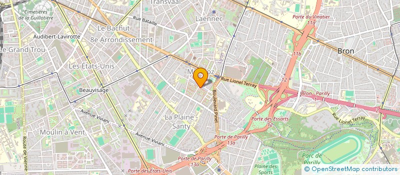 localisation de l'entreprise JMF  LYON