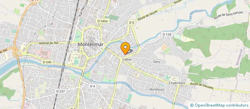 localisation de l'entreprise JMF AUDIT ET DEVELOPPEMENT  MONTELIMAR