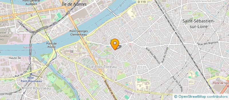 localisation de l'entreprise JMF CHOLET  SAINT-SEBASTIEN-SUR-LOIRE