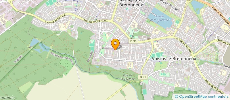 localisation de l'entreprise JMF CONSEIL à VOISINS-LE-BRETONNEUX