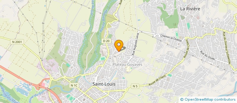 localisation de l'entreprise JMF CONSTRUCTIONS à SAINT-LOUIS