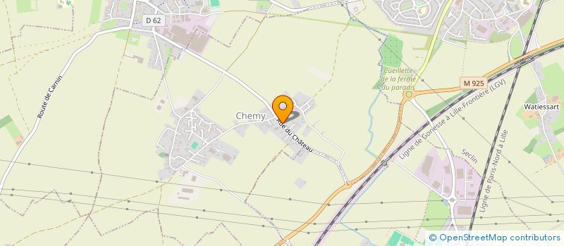 localisation de l'entreprise JMF HOLDING  CHEMY