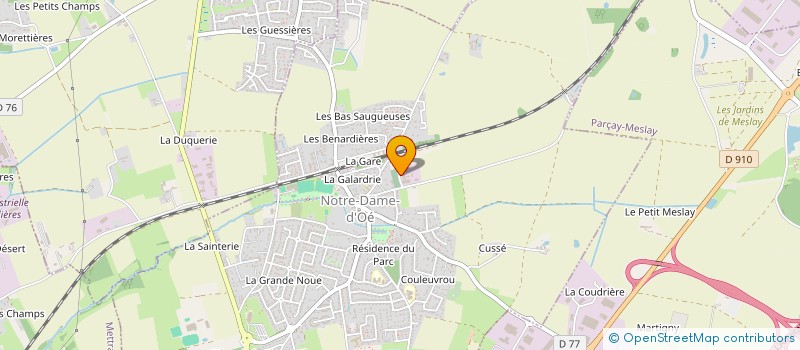 localisation de l'entreprise JMF IMMOBILIER à NOTRE-DAME-D'OE
