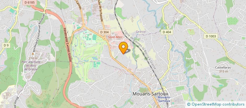 localisation de l'entreprise JMF IMMOBILIER à GRASSE