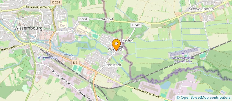 localisation de l'entreprise JMF LMN  RIEDSELTZ