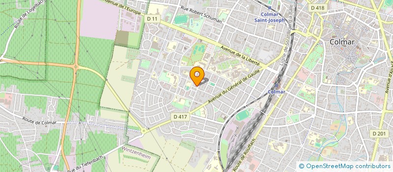 localisation de l'entreprise JMF PROMO à COLMAR