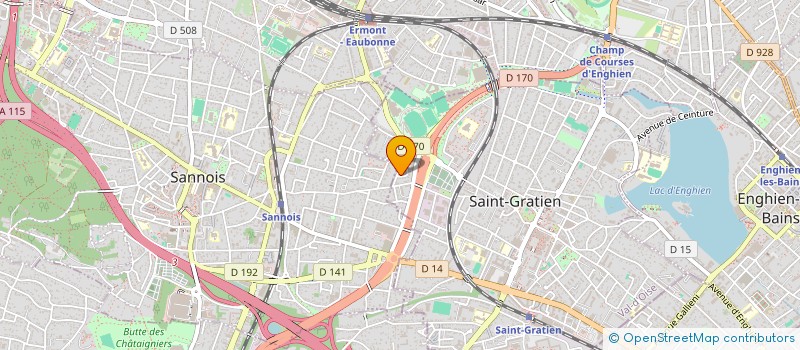 localisation de l'entreprise JMF RENOVATION 95  SAINT-GRATIEN