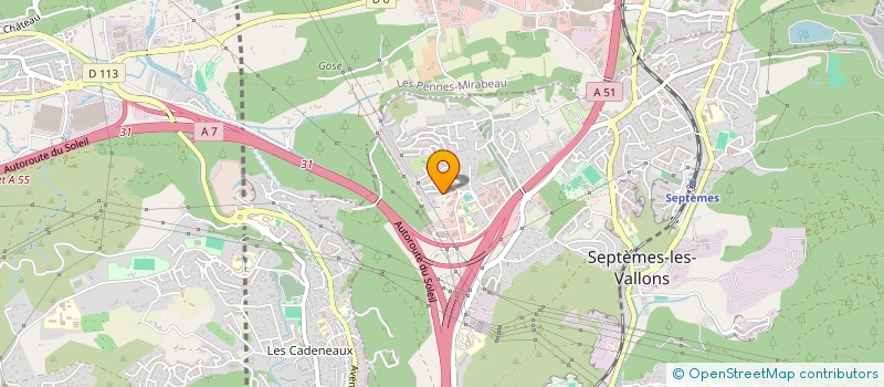 localisation de l'entreprise JMF SERVICES à SEPTEMES LES VALLONS