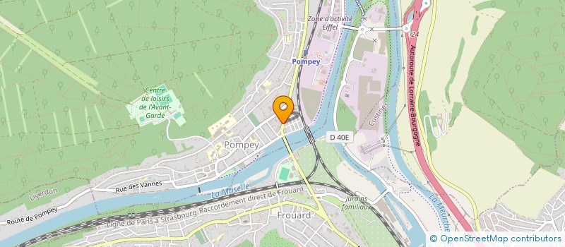 localisation de l'entreprise JMFA INFORMATIQUE  POMPEY