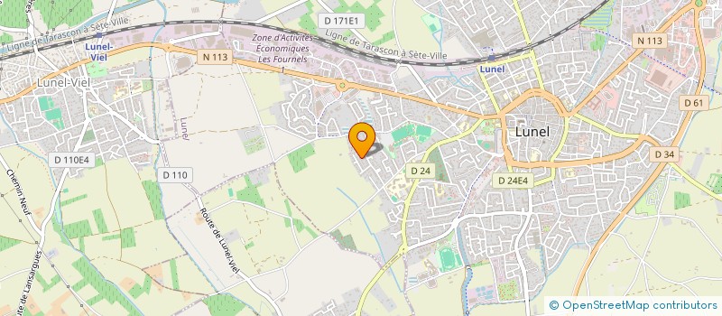 localisation de l'entreprise JMFC GROUPE  LUNEL